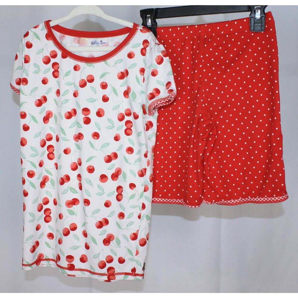 Matilda Jane Cherry Pajama Set Size 10
